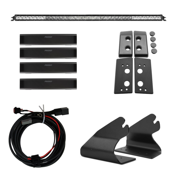 Rigid Industries 2021 Bronco Roof Line Light Kit with a SR Spot/Flood Combo Bar Included Model 46724