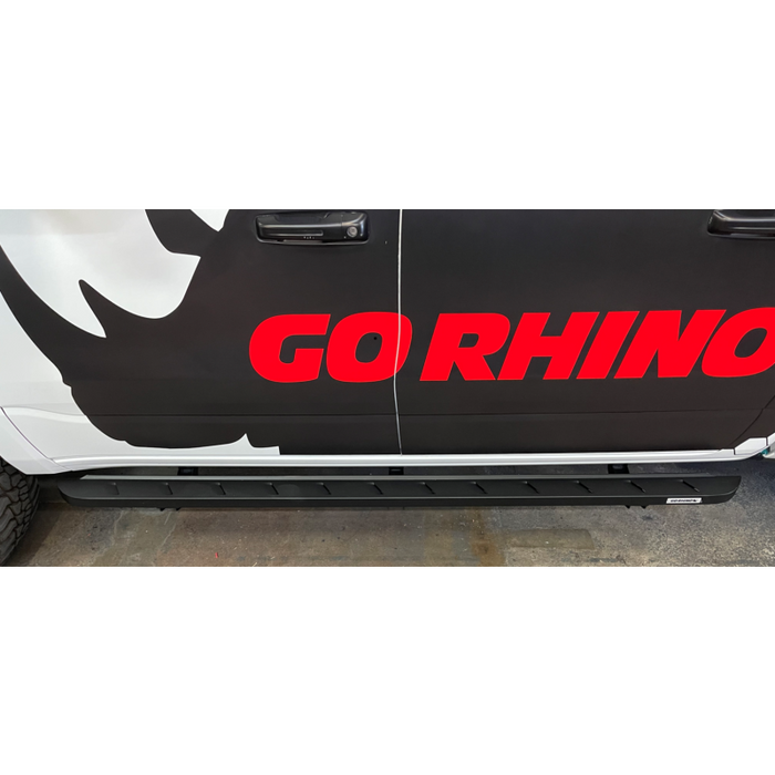Go Rhino RB10 Slim Line Running Boards with Mounting Brackets Kit Model 63430687SPC