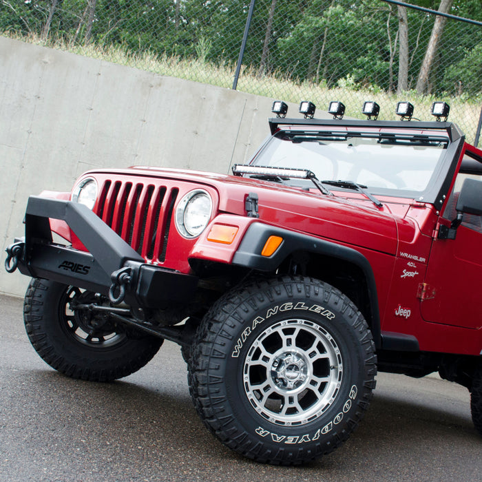 ARIES Jeep TJ Roof Light Mounting Brackets & Crossbar Model 15916