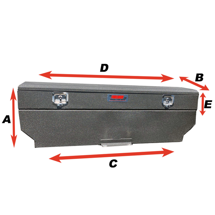 The FuelBox Tank and Tool Box Combo 37 Gallon Smooth Spray Liner Finish Model FTC40MS