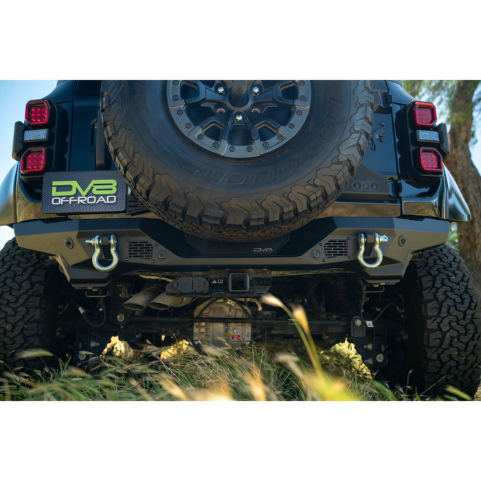 DV8 Offroad 2021-2026 Ford Bronco Spec Series Rear Bumper Model RBBR-05