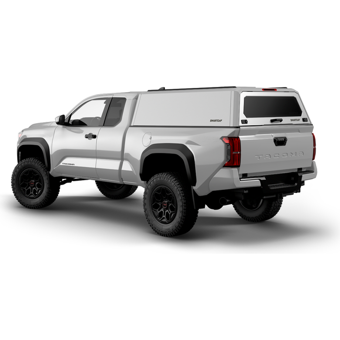 SmartCap OEM White Truck Bed Cap EVOh Hatchback Series w/ Vertical Locks Model EH1313-WH