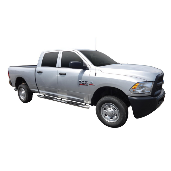 Westin PRO TRAXX 5 Oval Step Nerf Bars Polished Stainless Steel For Quad Cab Model 21-53550