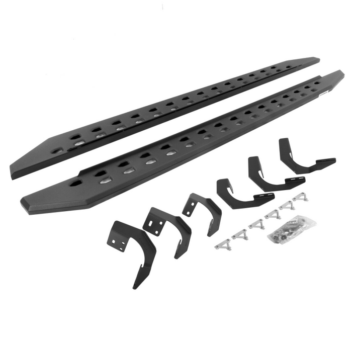 Go Rhino RB20 Slim Line Running Boards with Mounting Brackets Kit Model 69420687SPC