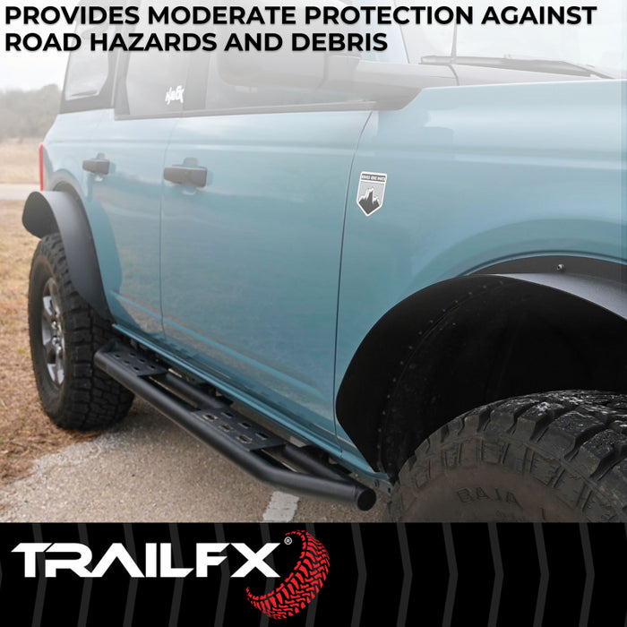 TrailFX Rocker Panel Guards 4 Door Model BR011T