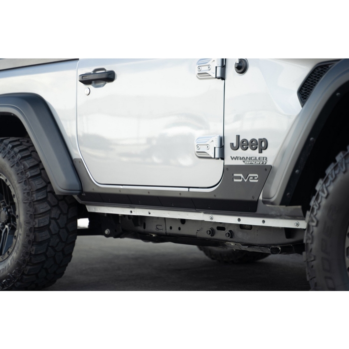 DV8 Offroad 2018-2026 Jeep Wrangler JL 2-Door Rock Skins Model SRJL-29