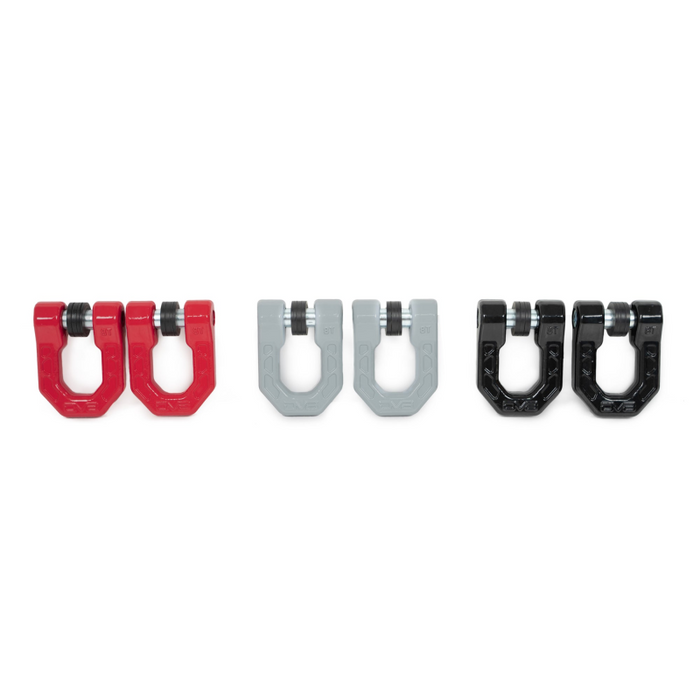 DV8 Offroad Black DV8 Elite Series D-Rings (Pair) Model UNSK-01BL