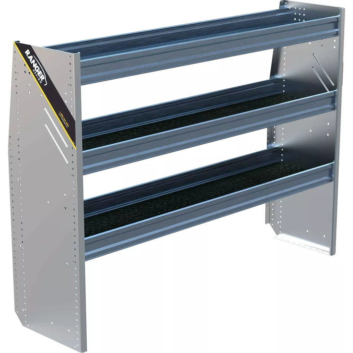 Ranger Design N4 3 Tray Aluminum Van Shelving for Low Roof Vans 16"x60"x44.5" Model N4-RA60-3