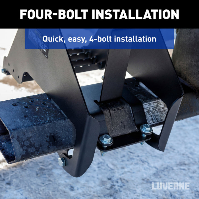 Luverne RETRAC HighRise Folding Rear Entry Bed Step (Fits 5" 6-1/2" 7-1/2" Bumpers) Model 409925L