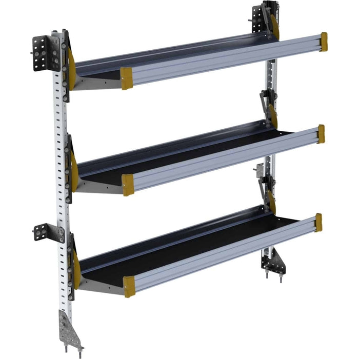 Ranger Design Fold-Away Cargo Van Foldable Shelving System - 3 Levels 65"H x 60"W Model F5-RA60-3