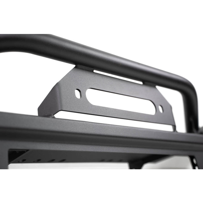 DV8 Offroad 2007-2025 Jeep GladiatorJT Wrangler JK JKU JL JLU Fs-7 Mid-Width Winch Front Bumper Model FBJL-07