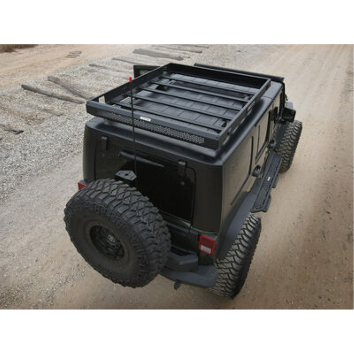Go Rhino SRM400 68" Long x 52" Wide Fabricated Customizable Steel Basket Roof Rack Model 5934068T