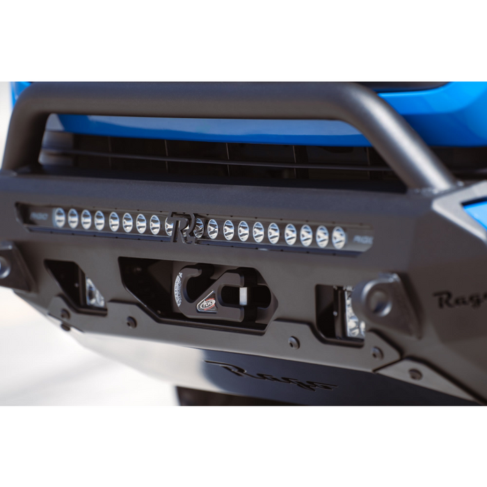 Rago Fabrication 2016-2023 Toyota Tacoma Center Mount Winch Front Bumper w/ Top Hoop Model F6804022001NA