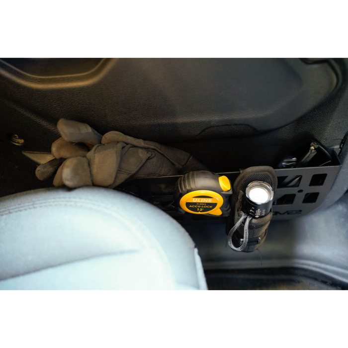 DV8 Offroad 2018-2026 Jeep WranglerJLU Gladiator JT Slim Rear Door ONLY Molle Pockets Model MPJL-08