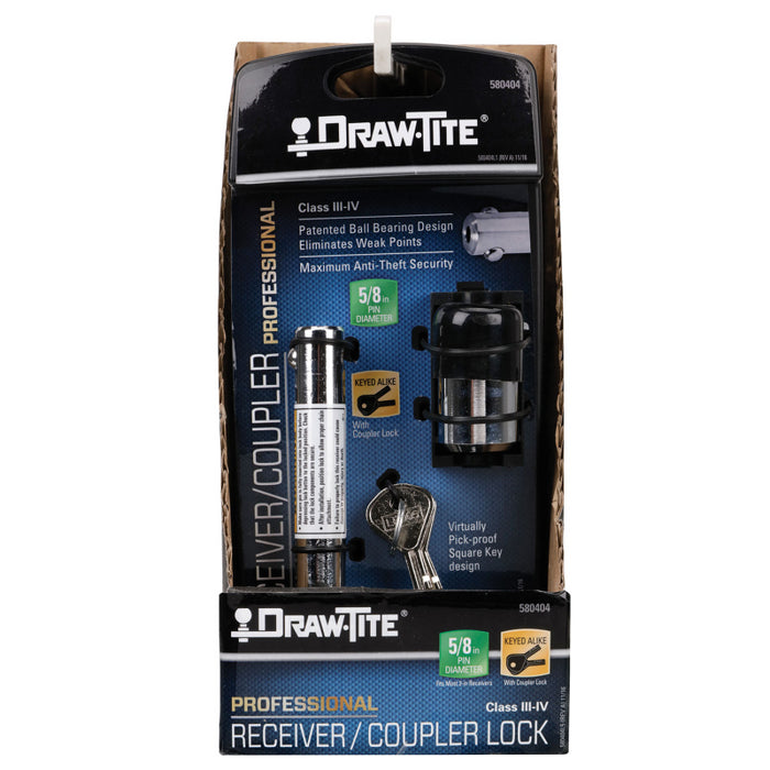 Draw-Tite Trailer Hitch and Coupler Lock Set Model 580404