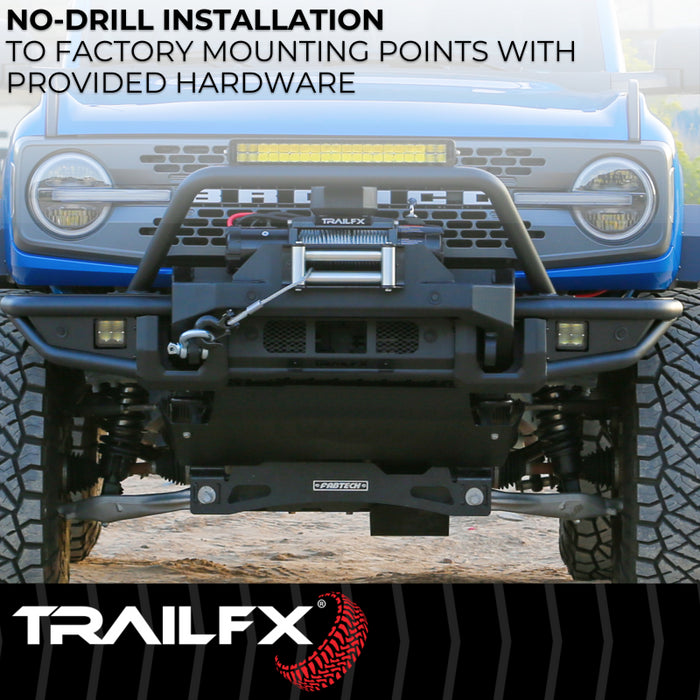 TrailFX Front Bumper Skid Plate Model BR003T