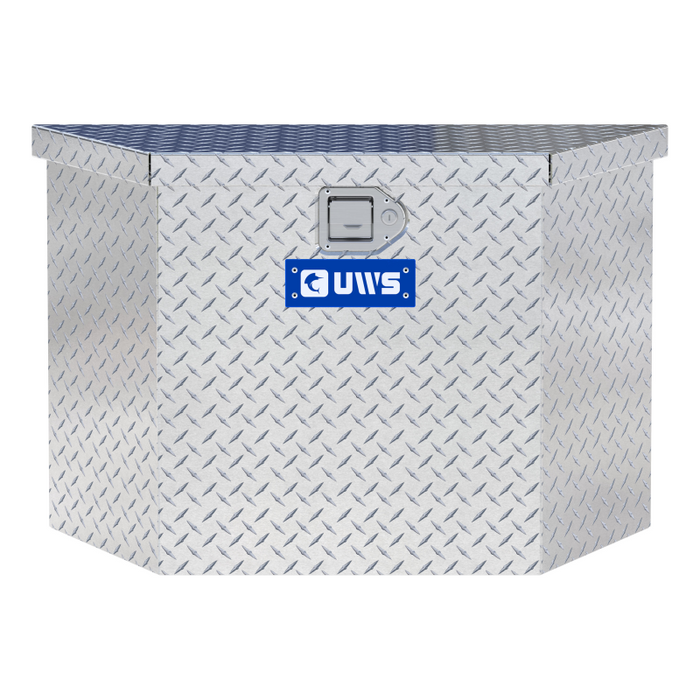UWS Bright Aluminum 34" Trailer Tongue Box Model TBV-34