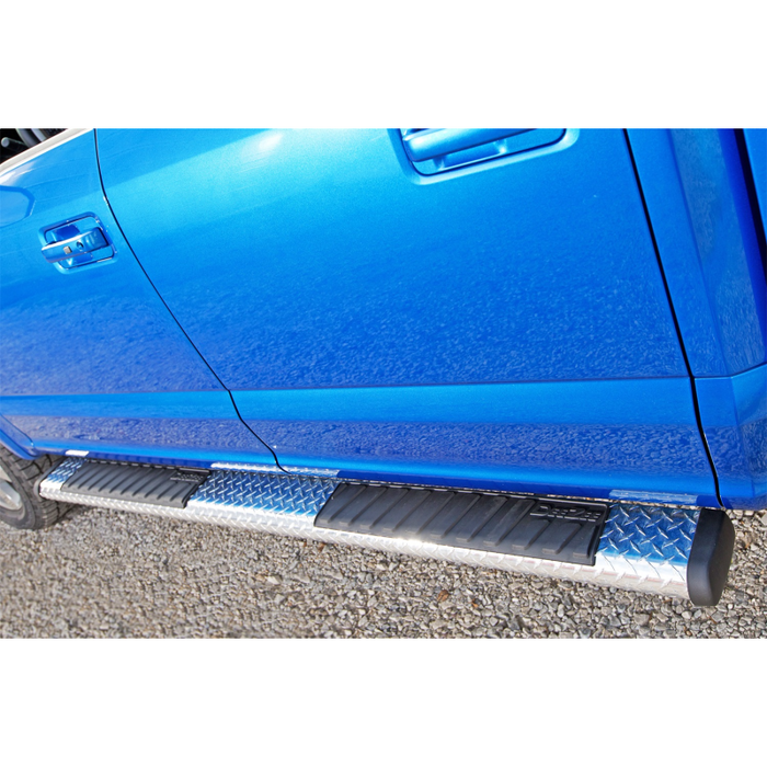 Dee Zee Brite-Tread Aluminum Step Nerf Bars 6 in. Oval Cab Length Model DZ16411