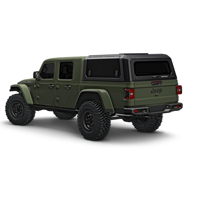 SmartCap Matte Black Truck Bed Cap EVO Sport Series w/ Horizontal Locks Model EV0601-MB