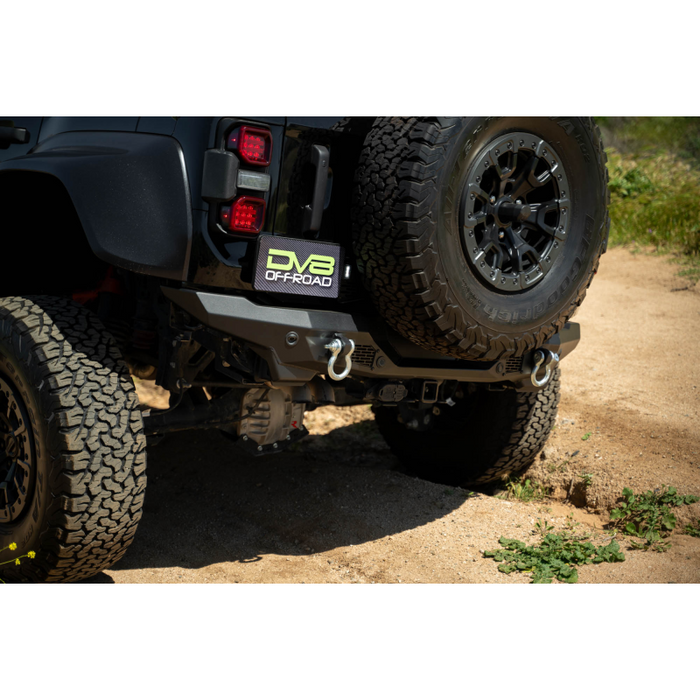 DV8 Offroad 2021-2026 Ford Bronco Spec Series Rear Bumper Model RBBR-05
