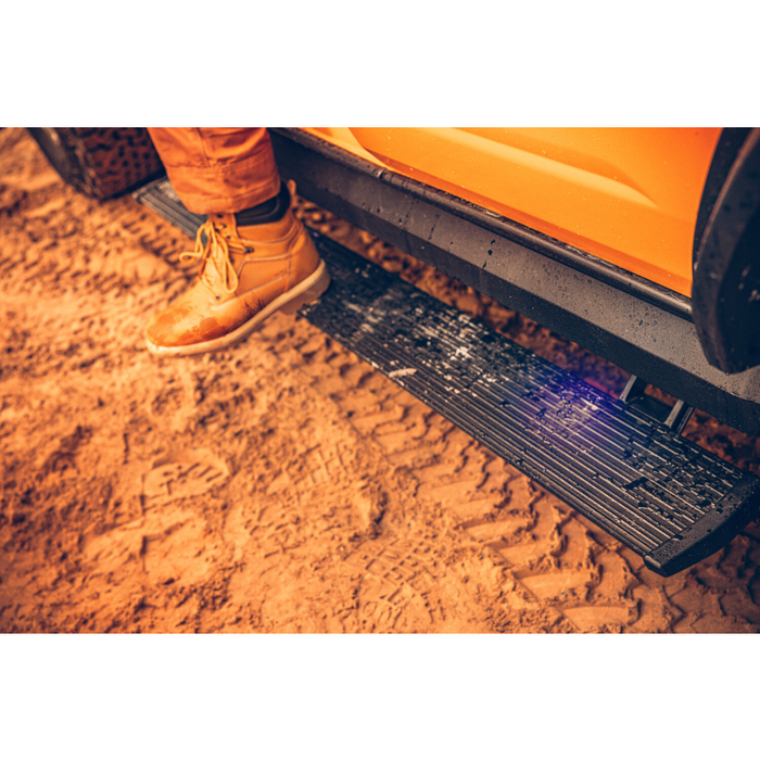 AMP Research PowerStep XL 3" Electric Running Boards Additional Drop Model 77140-01A