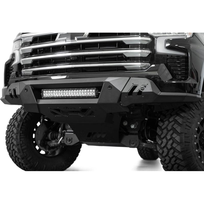 Addictive Desert Designs Chevy Silverado 1500 Black Label Front Bumper Model F140300010103