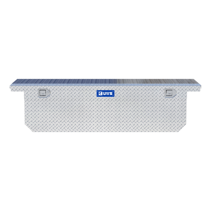 UWS 72" Deep Angled Crossover Truck Tool Box with Low Profile Model TBSD-72-A-LP