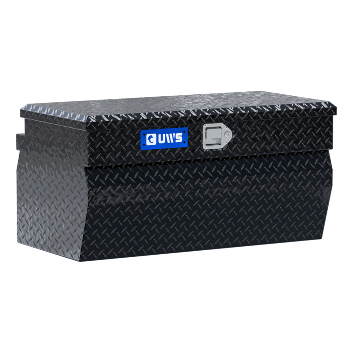UWS Gloss Black Aluminum 36" Wedge Utility Chest Box Model TBC-36-W-BLK