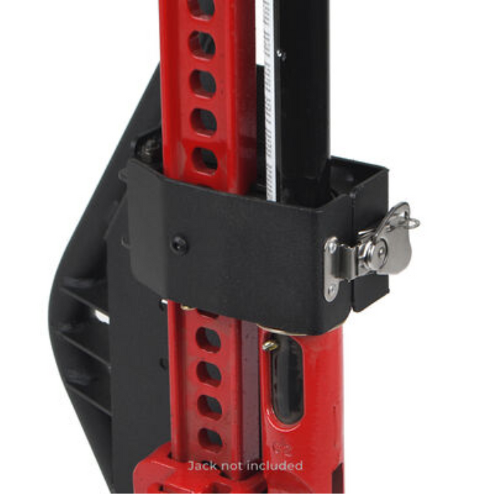 Go Rhino Exterior Hi-Lift Jack Mount with Clamp for Jeep Wrangler JL, JLU, Gladiator JT Model 701011T