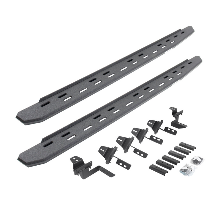 Go Rhino RB30 Slim Line Running Boards with Mounting Bracket Kit Model 69650568ST