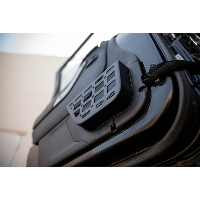 DV8 Offroad 2011-2018 Jeep Wrangler JK 2-Door Slim Front Door ONLY Molle Pockets Model MPJK-07