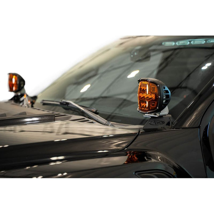 Addictive Desert Designs 15-20 Ford F-150 & Raptor Ditch Light Mounts Model AC1101801NA