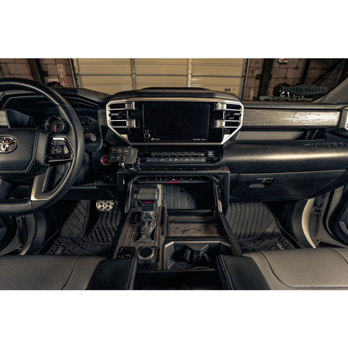 Rago Fabrication 3rd Gen Tundra Center Console & Digital Device Bridge Model R2223TTUNCCMP