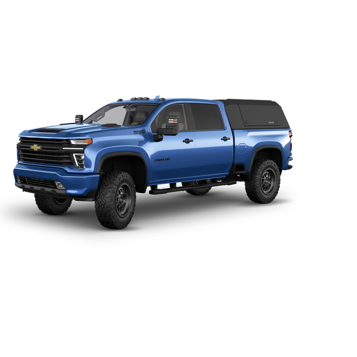 SmartCap Matte Black Truck Bed Cap EVOa Adventure Series w/ Horizontal Locks Model EA0110-MB