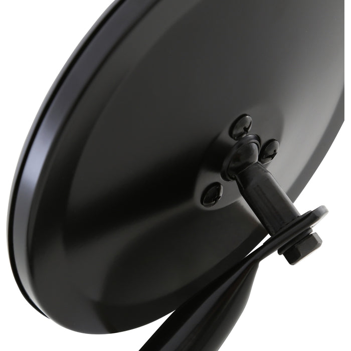 Smittybilt 6" Round Trail Mirror Pair - Black (97-18 TJ/LJ/JK/JKU) Model 7618