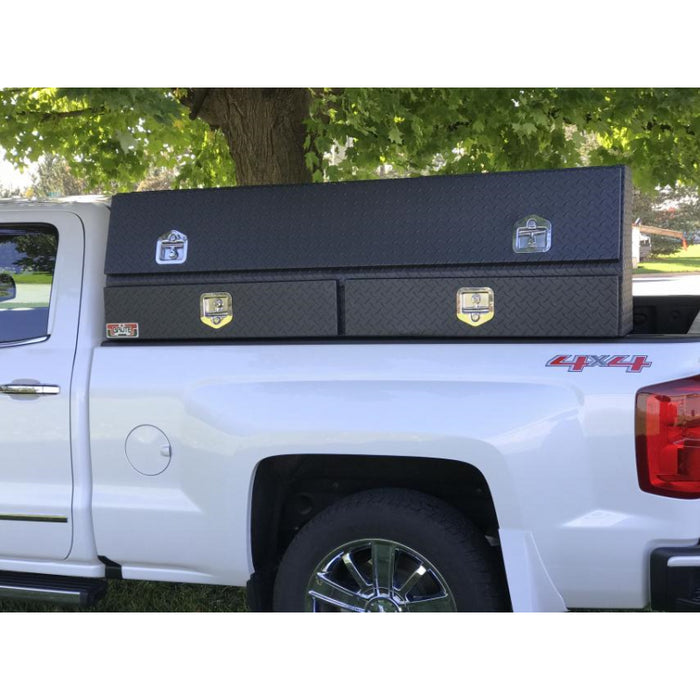 Brute 72" Contractor Topsider W/ Drawers & Single Door Black Texture Coat Model TBS200-72-BD-BT