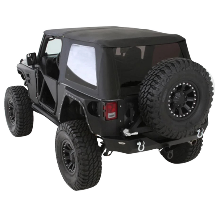 Smittybilt Bowless Combo Top w/ Tinted Windows - Black Diamond (07-18 JK) Model 9073235