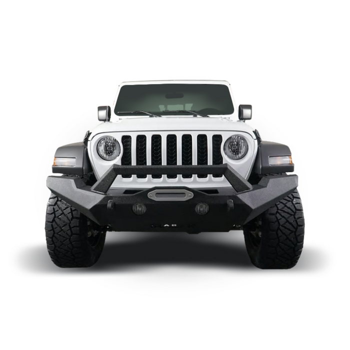 TrailFX Front Bumper w/ Skid Plate w/ Winch Mount Model JL07T