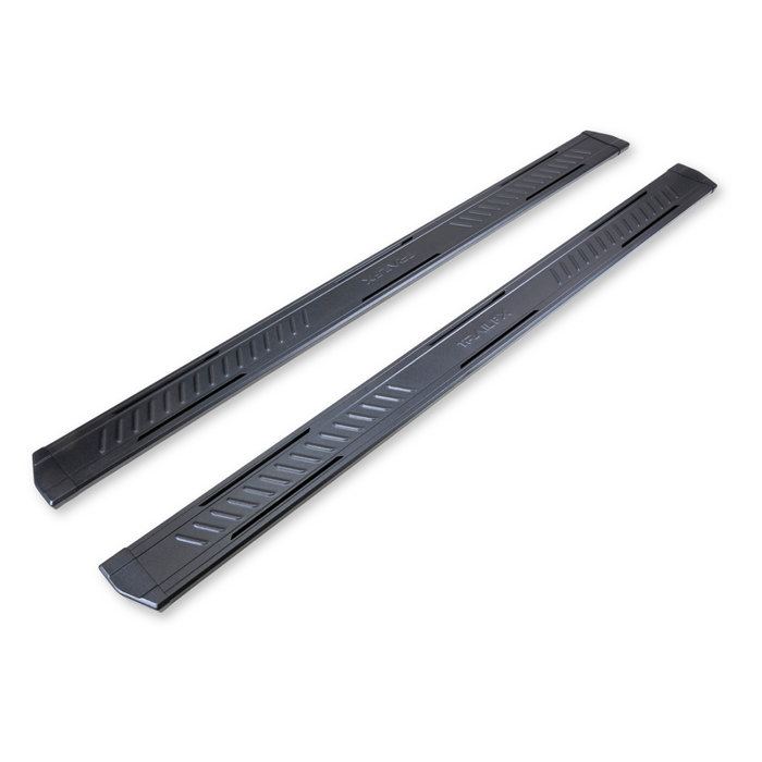 TrailFX A6 Running Boards Titanium Black Aluminum Model AL6015B