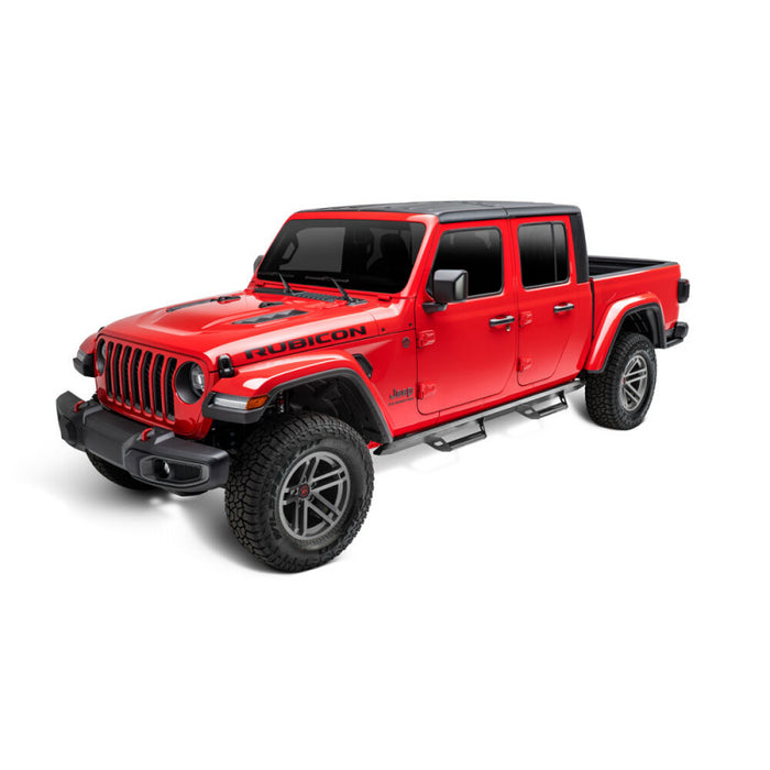 N-Fab Predator Pro Side Steps Textured Black Aluminum Model PRJ1980T-TX