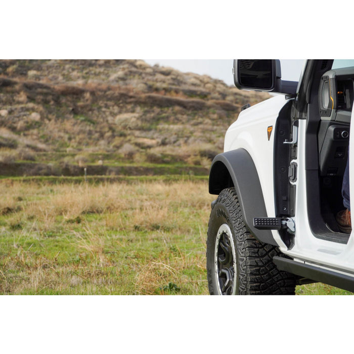DV8 Offroad 2021-2026 Ford Bronco Foot Pegs Model STBR-01