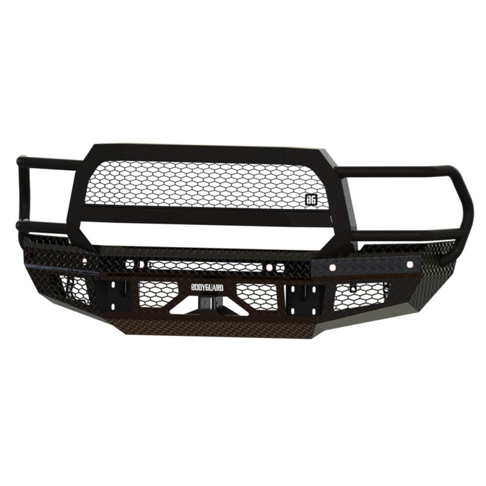 Bodyguard FT Front Extreme Sensor Cutouts Fog Cutouts Receiver W/ Mesh Grille No Camera Harness Gloss Black Powder Coat Model JER10BYGMN