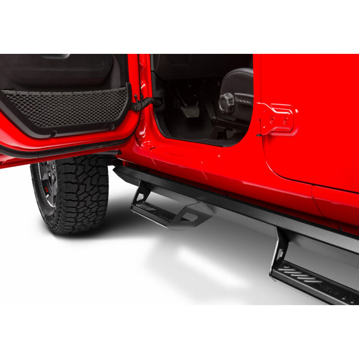 N-Fab Predator Pro Side Steps Textured Black Aluminum Model PRJ1980T-TX