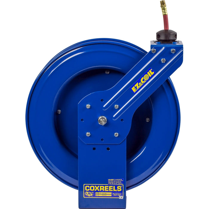 Coxreels EZ-SH Series Safety System Spring Driven Hose Reel 3/8 in. x 75 ft. - Hose Included 300 PSI Model EZ-SH-375