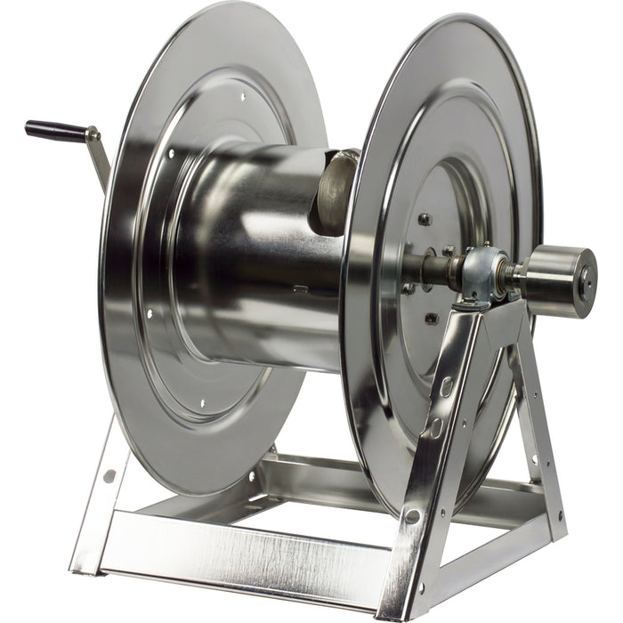 Coxreels 1175-SS Series Stainless Steel Hand Crank Hose Reel 1 in. x 200 ft. 3000 PSI - No Hose Model 1175-6-200-SS