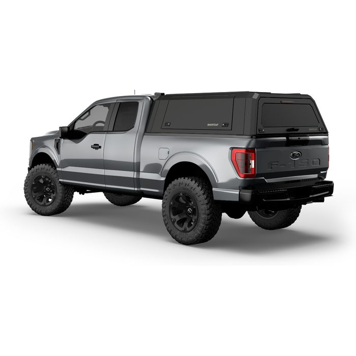 SmartCap Matte Black Truck Bed Cap EVOa Adventure Series w/ Horizontal Locks Model EA0314-MB