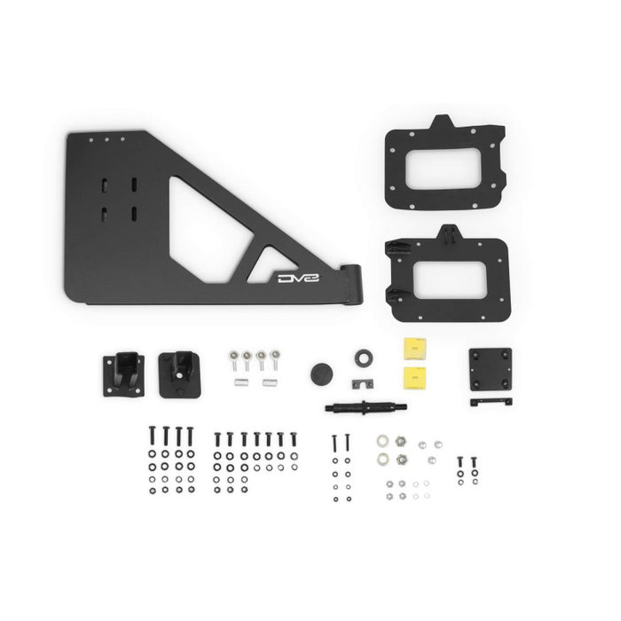 DV8 Offroad 2007-2018 Jeep Wrangler JK JKU Tire Carrier For Mto Bumper Model TCJK-13