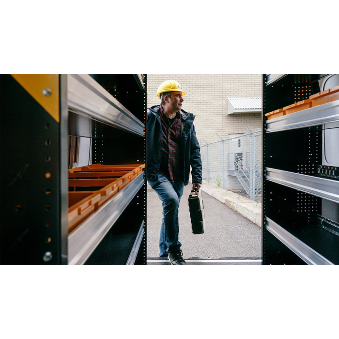 Ranger Design N5 4 Tray Steel Deep Van Shelving for High Roof Vans 20"x36"x62" Model N5-DS36-4