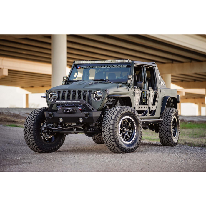 DV8 Offroad 2018-2025 Jeep Wrangler JL JLU Gladiator JT Heat Dispersion Hood Non-392 or Non-Mojave Model HDMBJL-01