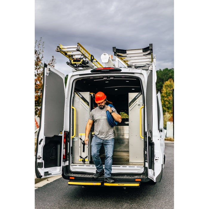 Ranger Design N5 4 Tray Aluminum Van Shelving for High Roof Vans 16"x48"x62" Model N5-RA48-4
